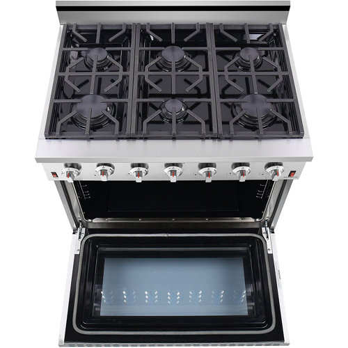 NXR Professional Ranges 36" 5.5 Cubic Feet Gas Freestanding Convection